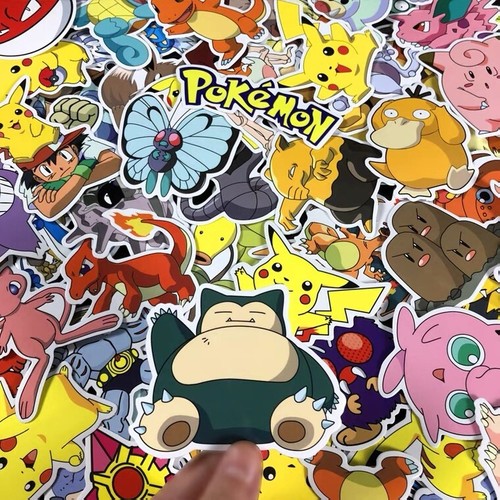 40pcs POKEMON PIKACHU WALL STICKER Pocket Monster Kids Room Vinyl Decals UK NEW - Picture 2 of 8