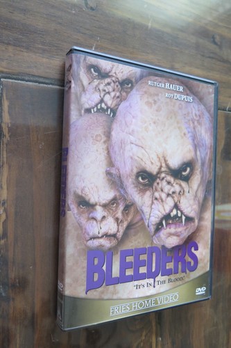 BLEEDERS DVD FRIES HOME VIDEO RUTGER HAUER ROY DUPUIS VERY RARE OOP - Picture 2 of 5