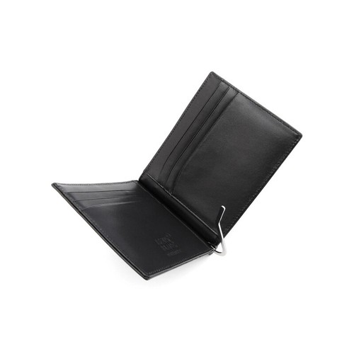 Original Montblanc Meisterstück Mens Natural Leather 6CC Wallet with Money Clip - Picture 5 of 6