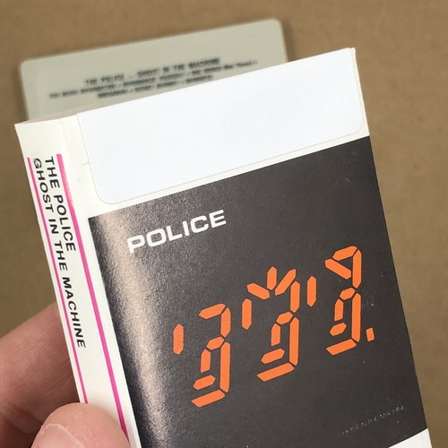 THE POLICE Cassette Tape 80s New Wave GHOST IN THE MACHINE ORIGINAL CLUB RELEASE - Picture 5 of 7
