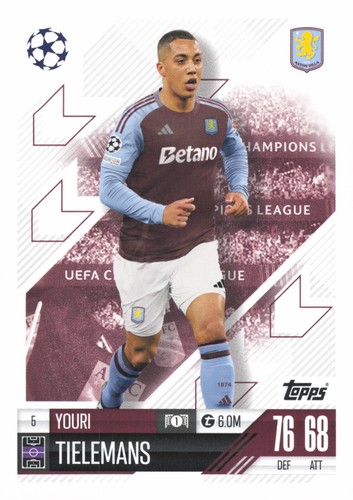 TOPPS MATCH ATTAX 2024-2025 24/25 TARJETAS BASE #1 - #189 - Imagen 6 de 190