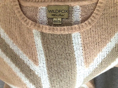 WILDFOX WHITE LABEL LABLE, PEACH VERSION OF SAVE QUEEN BRITISH ENGLAND FLAG - Picture 6 of 6