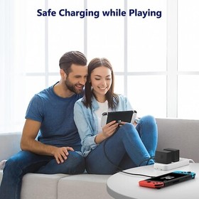 Fast Charging AC Adapter for Nintendo Switch - Supports TV Mode & Dock Station
