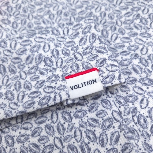 PUMA GOLF POLO SHIRT -M- WHITE BLUE RED FOOTBALL DOT POLY PERFORMANCE VOLITION - Picture 10 of 12