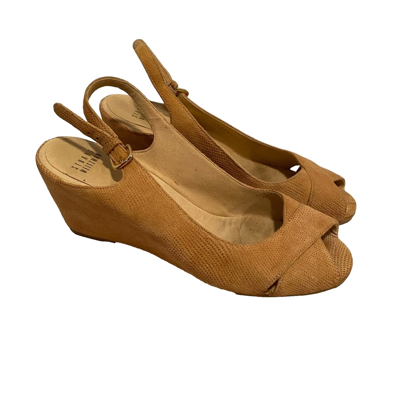 Parte superior de gamuza lisa con cuña para mujer Stuart Weitzman