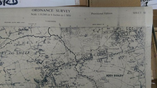 Ordnance Survey Map: Queensbury/Shelf/Northowram, Provisional, Sheet SE 12 NW - Picture 2 of 8
