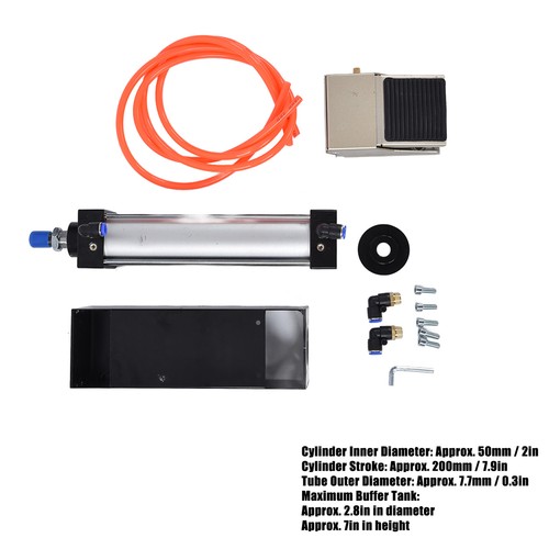 Foot Valve AirCylinder Can Crusher Aluminum Soda Beer Bottle Pneumatic Recycling - Picture 6 of 22