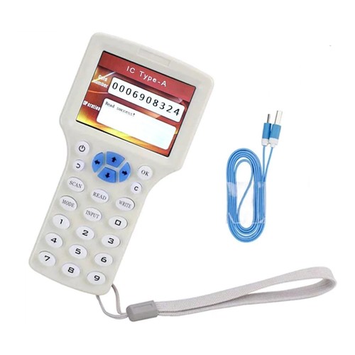 Plastic Handheld RFID/NFC Smart Card Reader Elevator Writer Copier IC ID Sensor - Picture 2 of 14