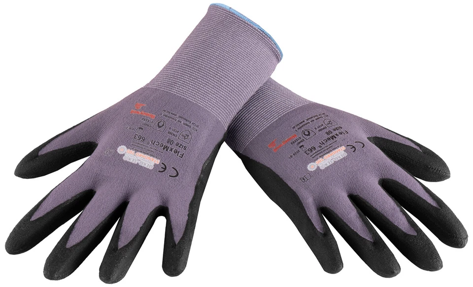 ABVERKAUF: KCL FlexMech Arbeits-Handschuhe Schutz-Handschuhe  EN 388/420 - Bild 2 von 4