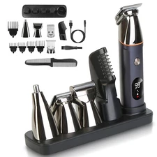 Ufree Beard Trimmer for Men, Waterproof Electric Razor for Nose Body