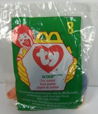 1998 McDonalds Happy Meal TY Scoop The Pelican Beanie Baby Plush Toy  8