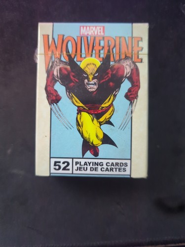 Marvel Wolverine 52 Playing Cards Pack 2 Jokers Aquarius 52-248 2013