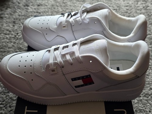 Tommy Jeans Damen RETRO BASKET Gr. 38 Sneaker Low Weiß Neu Etikett OVP Top - Bild 3 von 6