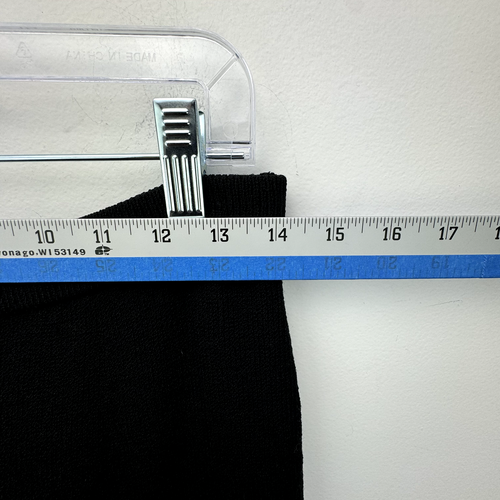 St. John Caviar Womens Santana Knit Pull On Wide Leg Pants Size 4 Black - Picture 6 of 8