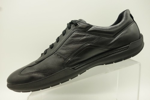 course 1313 Ecco lacetsChaussures de à Chaussures NoirCuir Casual 5 47 rBCoxWde