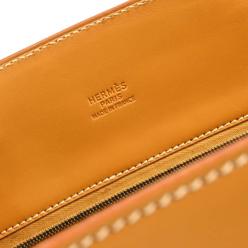 Hermes Natural Vache White Bus GM Tote Bag C.U □D 194558 - Picture 8 of 10