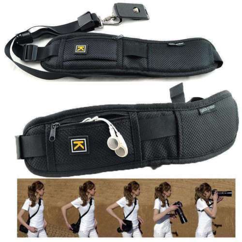 Quick Sling Camera Single Shoulder Belt Strap SLR DSLR Cameras Canon Sony Nikon - Picture 4 of 15