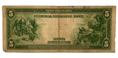 Series of 1914 Federal Reserve Note in Fine Condition FR# 851-B - Picture 2 of 2