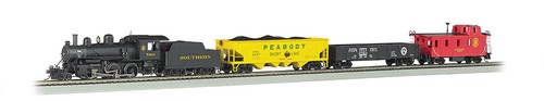 Bachmann HO Echo Valley Express Train Set 3 Cars Sound Loco Headlight BAC00825 - Picture 2 of 2