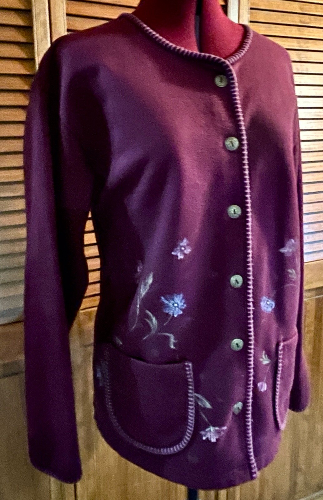 Sweatshirt Jacket Purple 