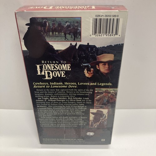 Return to Lonesome Dove VHS -1993 New Sealed 5 1/2 Hour Movie Western Jon Voight - Picture 4 of 18