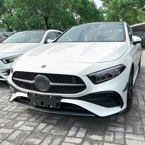 Front Bumper Side Spoiler Splitter For Benz A Class W177 V177 A180 A35 AMG 2023+ - Picture 5 of 8