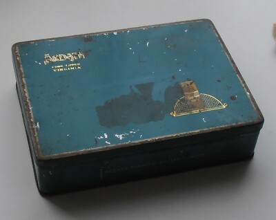 ardath cigarette tin VINTAGE ARDATH CORK TIPPED VIRGINIA CIGARETTE TIN FOR 100 CIGARETTES
