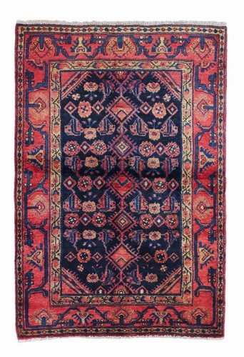 Teppich Hamadan Handgeknüpft Perserteppich Orientteppich Carpet Rug 148x100cm - Bild 1 von 8