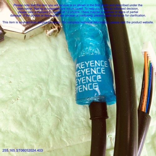 KEYENCE OP80616, Cable como foto, sn:4578, FedExDHL - Imagen 3 de 18