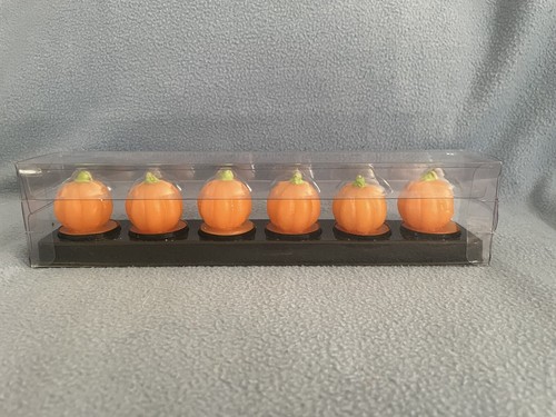 VTG Halloween Target Bullseye Jack O Lantern Pumpkin Tealight Candles 90s NIB 6 - Picture 7 of 12