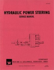 Behlen Power Steering Service & Parts Manual International Harvester Farmall IH