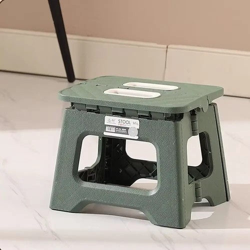 Lightweight Folding Step Stool Multi Purpose Handheld Thick Footstool Non-Slip - Picture 9 of 11