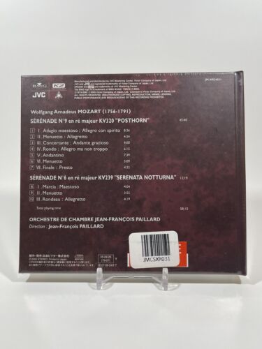XRCD: Mozart - Serenade No. 9 No. 6 Paillard - XRCD24 CD SEALED Japan Promo - Picture 2 of 3