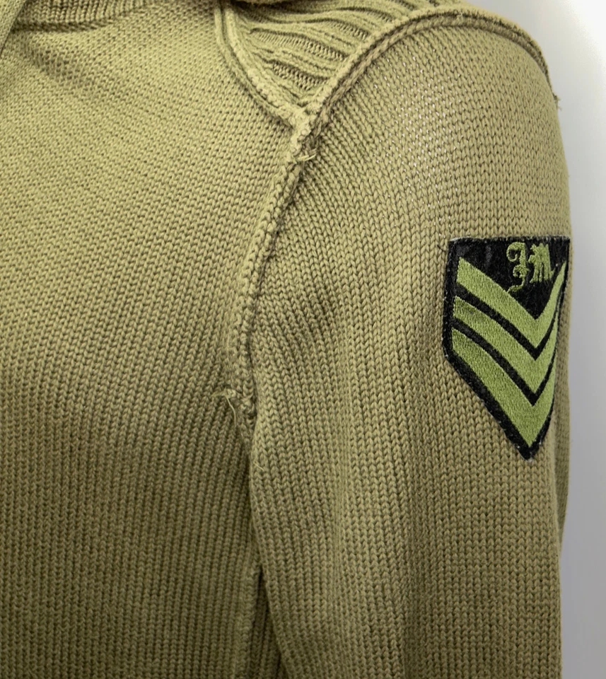 juicy couture sweater knit hoodie size Large green - Image 4 of 4