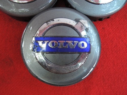 3 VOLVO Used ORIGINAL Alloy Wheel CENTER CAPS Part # 30666913 - Picture 4 of 9