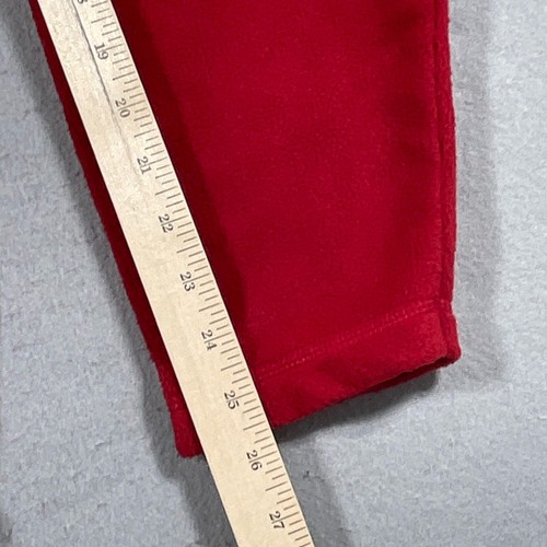 Vintage Nautica Fleecepullover Herren Large rot SPELLOUT Nautica Jeans Rundhals - Bild 7 von 12
