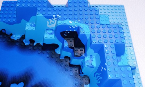 LEGO - 32x32 Baseplate - 6024px1 - Canyon w/ Underwater Pattern - For Set 6195 - 第 6/9 張圖片