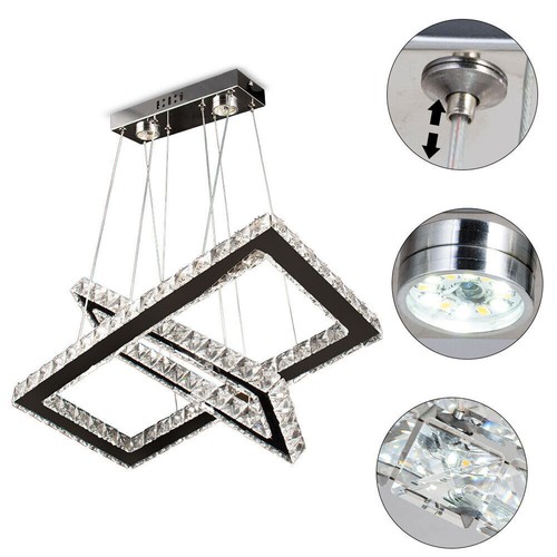 Square LED Chandelier Modern LED Pendant Light Modern Chandelier for Dining Room - Picture 8 of 10