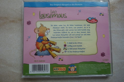 Leo Lausemaus CD Nr. 4 - vier süße Geschichten - Bild 2 von 3