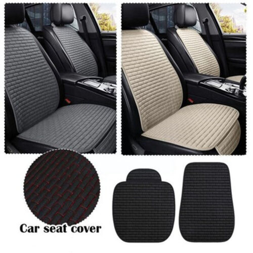2pcs Car Front Seat Cushion Covers Chair Protector Mat Pad For Auto Accessories - Picture 6 of 17