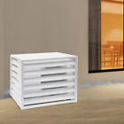 4-Panels Air Conditioner Fence Screen Air Conditioner Screen W/ Dissipating Heat