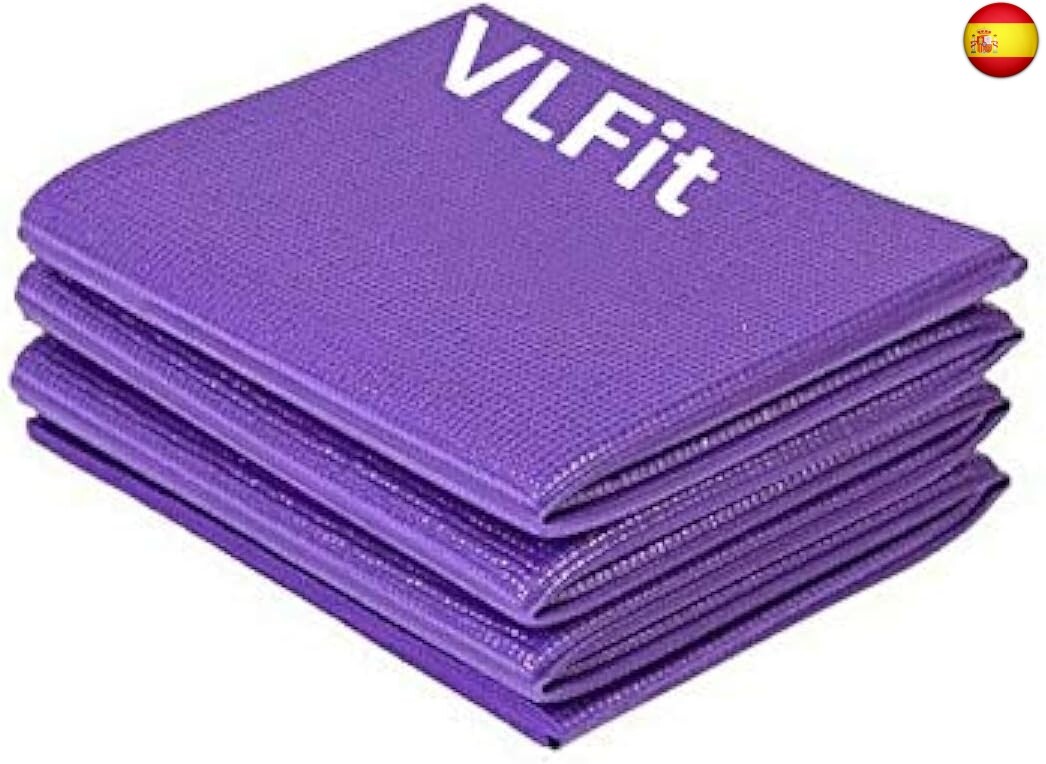 VLFit Esterilla de Yoga Antideslizante - Colchoneta de 173 x 61 x 0,6cm -