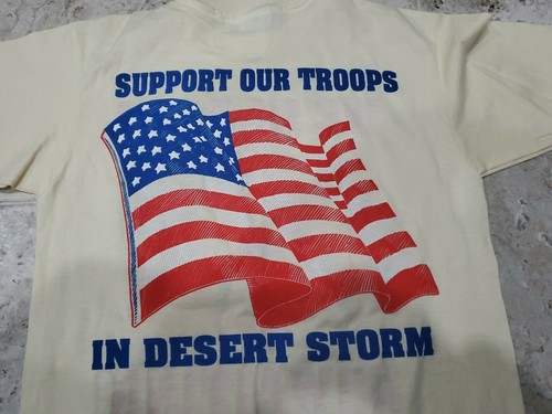ULTRA RARE 1991 OPERATION DESERT STORM KUWAIT LIBERATION T-SHIRT MEN'S SZ MEDIUM - Picture 6 of 6