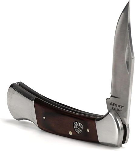 Ariat 3/8 glatte Klinge braun - Acc Messer - A710011102 - Bild 4 von 4