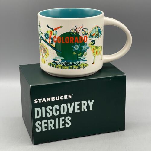 Starbucks Coffee Mug Set Denver & Colorado Discovery Series 2024 14oz - Picture 7 of 12