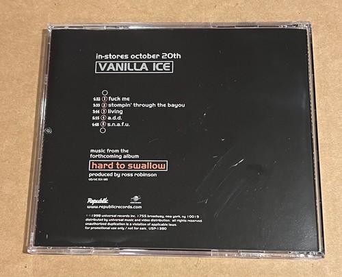Vanilla Ice - Hard to Swallow [PA] RARE promo CD sampler '98 - Picture 2 of 2