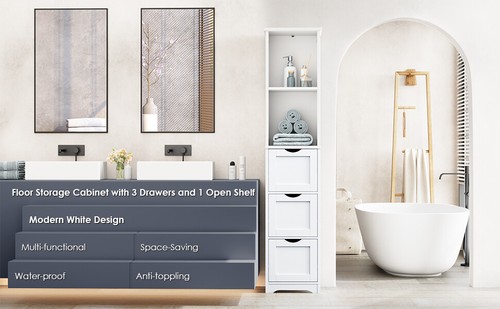 Free-Standing Cabinet with 4 Drawers/3 Drawers 2 Shelves/5 Drawers 1 Door R0G2 - Picture 19 of 37