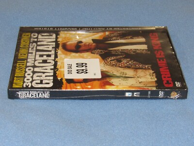 3000 MILES TO GRACELAND (DVD, 2001) ~Kurt Russell, Kevin