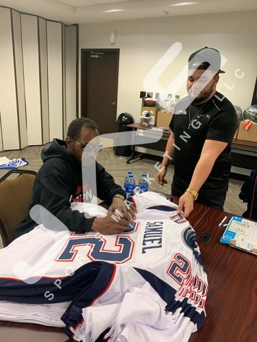 Asante Samuel Sr. autographed signed inscribed jersey New England Patriots JSA - Picture 4 of 4