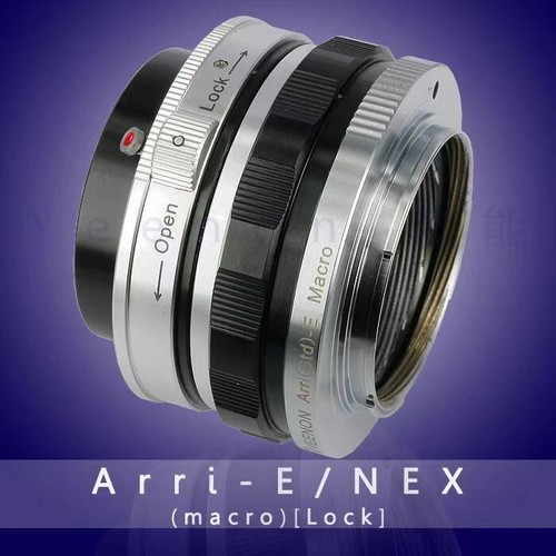 YEENON ARRI-E Macro Adapter - Arri Arriflex Standard Lens to Sony E Mount Camera - Picture 2 of 8